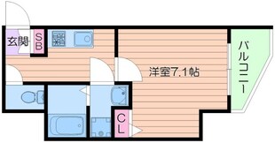 ラパンジール四天王寺東の物件間取画像